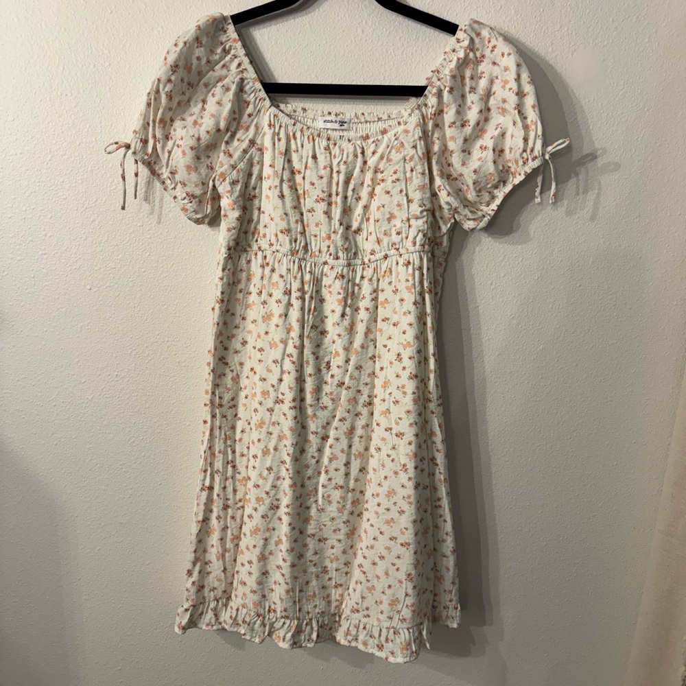 Floral Puff Sleeve Dress